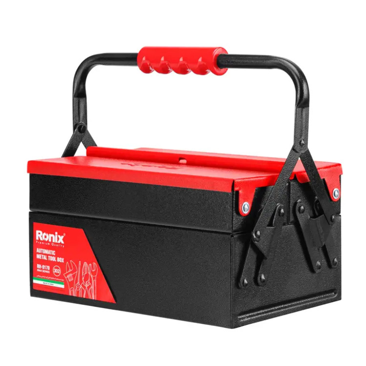 جعبه ابزار فلزی اتوماتیک 30 سانتی متر 2 طبقهRH-9170