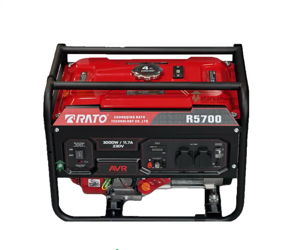 موتور برق بنزینی راتو مدل R5700 ظرفیت ۳ کیلووات