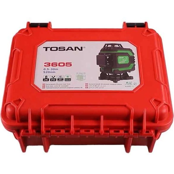 تراز لیزری ۴ بعدی توسن مدل M3605G ۱۶ خط ۳۶۰ درجه نور سبز